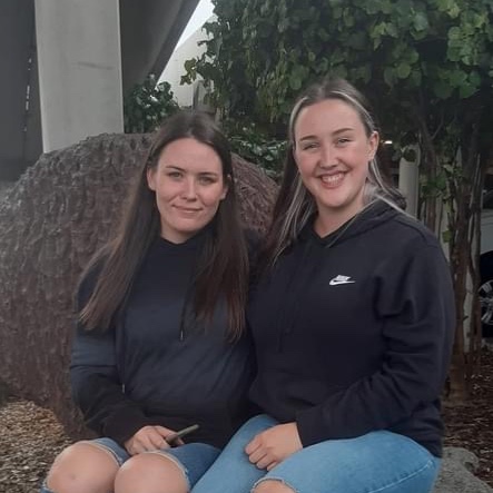 Ambah and Caitlyn walker